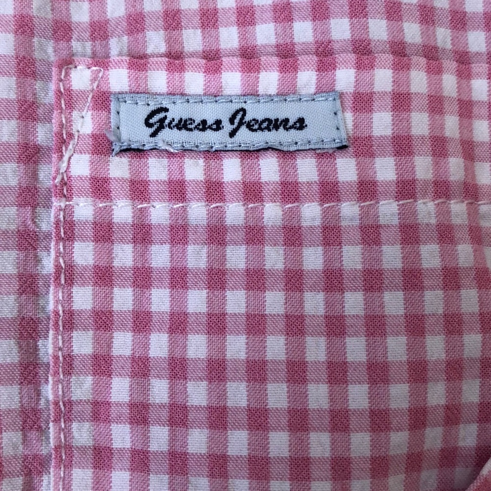 GUESS gingham top - Picture 2 of 3